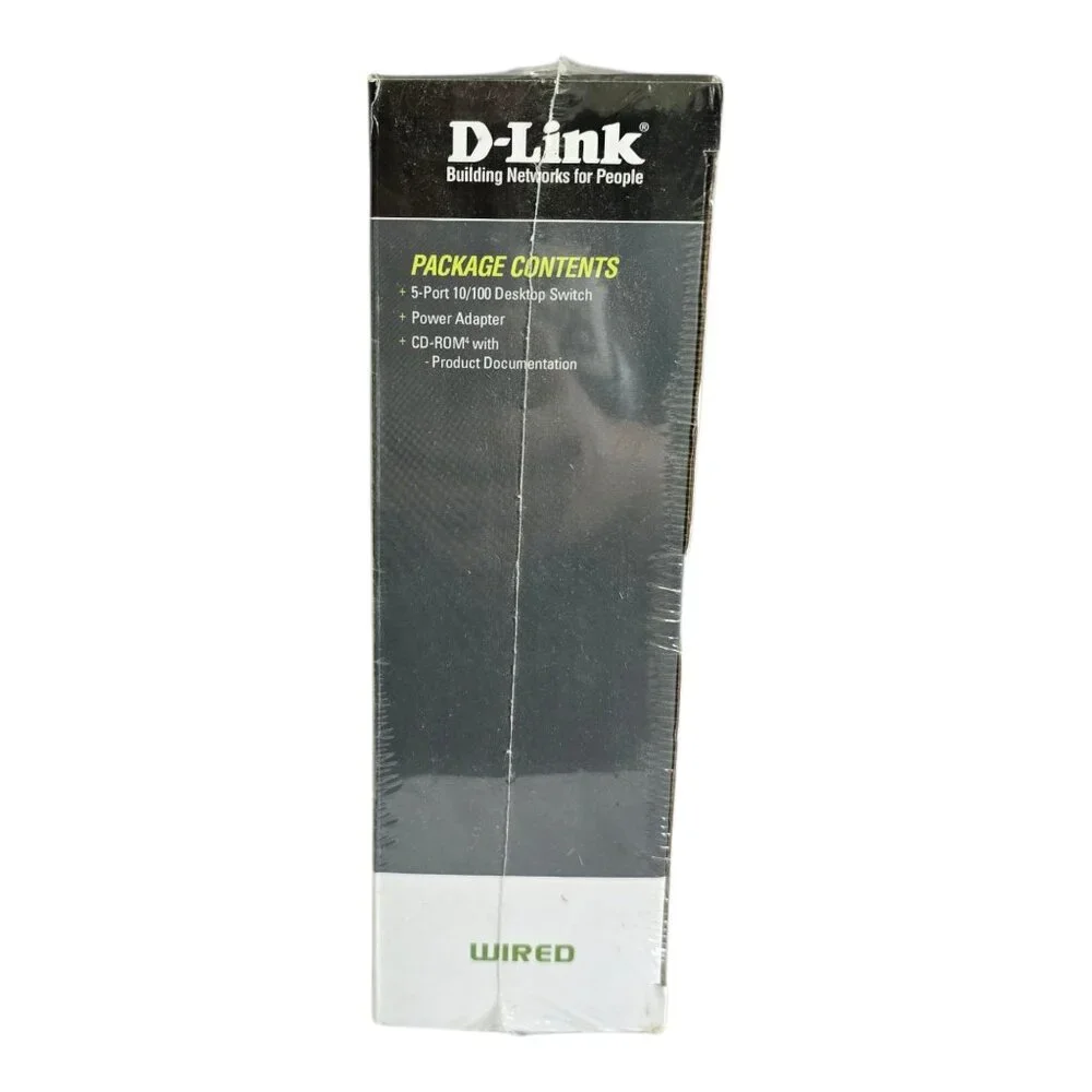 NEW Sealed! D-Link DES-1105 5-Port 10/100 Desktop Network Switch